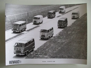Renault Estafette Programm Original Pressefaoto Werkfoto Photo de presse 1968 - Picture 1 of 2