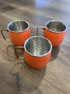3 Homer Laughlin  Fiesta Poppy  Metal Mule Mug 11680944 - Picture 1 of 7