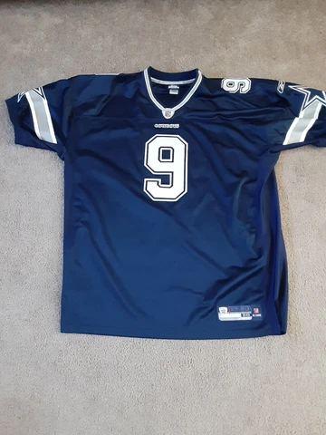 Authentic Dallas Cowboys Tony Romo Reebok Jersey Size 56 Pre-Owned GC Cover