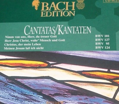 3CDs "Bach Cantatas / Kantaten" BWV 101 127 95 124 64 134 105 4 158 131 70 - Bild 1 von 4