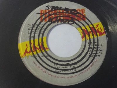 LILLY MELODY - PRESSURE ME / REGGAE 45" on FIREHOUSE LABEL - Image 1 of 2