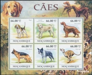 Stamps Mosambik 2011 Mi 5351-5356 Sheetlet (complete. issue) MNH 2011 Dogs - Picture 1 of 1