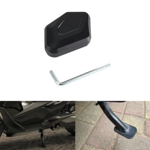 Black Kickstand Column Auxiliary Cover Support Pad Enlarger For BMW C400GT C400X - Picture 1 of 9