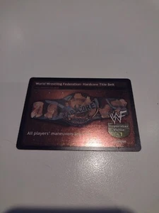WWF/ WWE Raw Deal CCG WWF Hardcore Championship Belt 5/TR Foil - Picture 1 of 2
