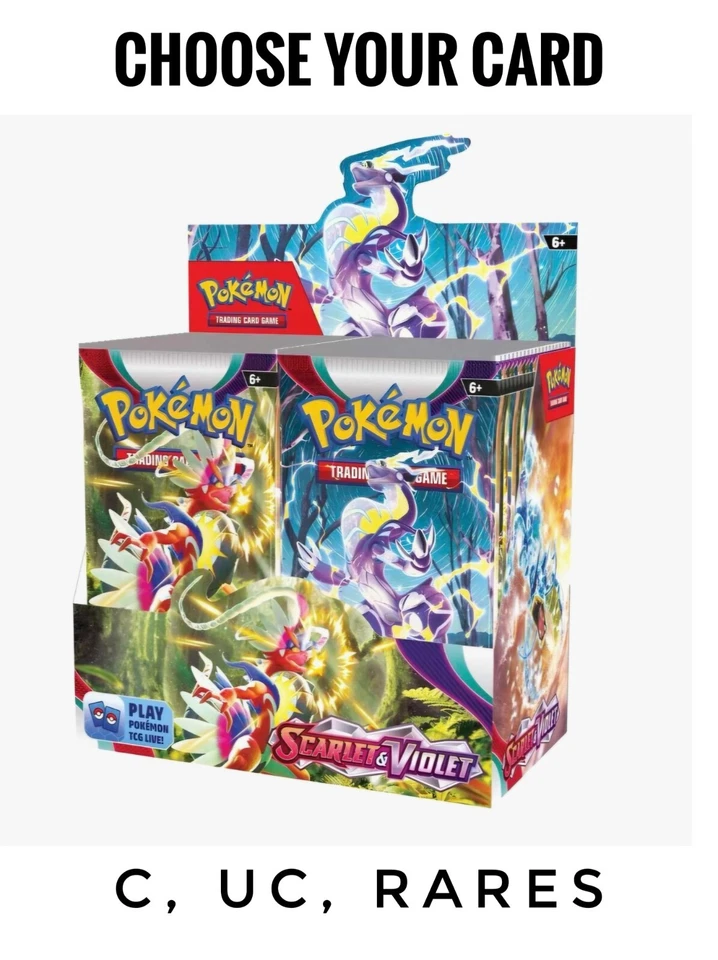 Pokemon TCG: Scarlet & Violet Base Set *Choose Your Card* Near Mint C, UC, R - Image 1 of 1