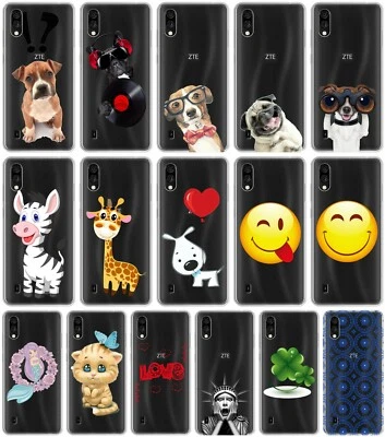 CUSTODIA COVER MORBIDA TRASPARENTE IN TPU PER ZTE BLADE A5 2020 FANTASIA U10 - Immagine 1 di 2