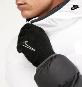 Nike Mens Quilted Run Gloves 2.0 black Size L Uk - Picture 1 of 7