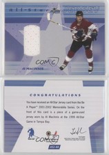 2001-02 ITG Be A Player Memorabilia All-Star Jersey /98 Al MacInnis #ASJ-44 HOF