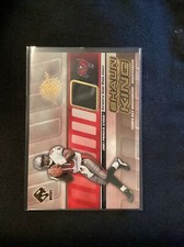 2001 PACIFIC PRIVATE STOCK SHAUN KING #132 NFL GAME-WORN PATCH RELIC        MB10