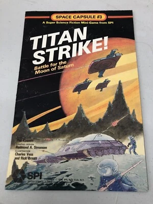 Vintage 1979 SPI TITAN STRIKE! SPACE CAPSULE #3 SCIENCE FICTION MISSING 5 PIECES - Image 1 of 4