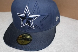 Solid Blue Dallas Cowboys Star Cap size 7 7/8 - Picture 1 of 5