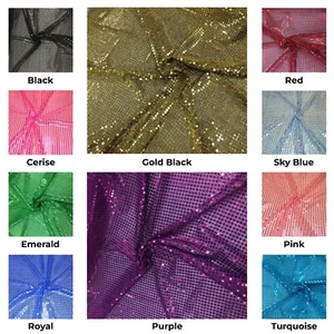 Tela Lentejuelas Redondas 6mm Material Brillante para Decoración y Vestidos de Disfraz Brillantes - Imagen 1 de 11