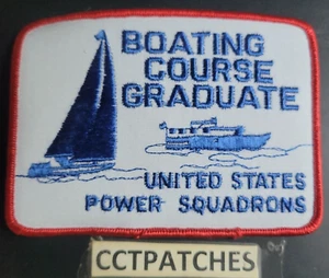 BOATING COURSE GRADUATE UNITED STATES POWER SQUADRONS PATCH - Picture 1 of 2