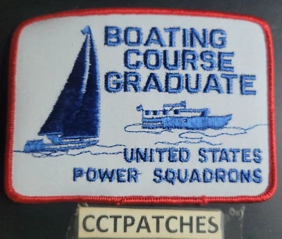 BOATING COURSE GRADUATE UNITED STATES POWER SQUADRONS PATCH - Image 1 of 2