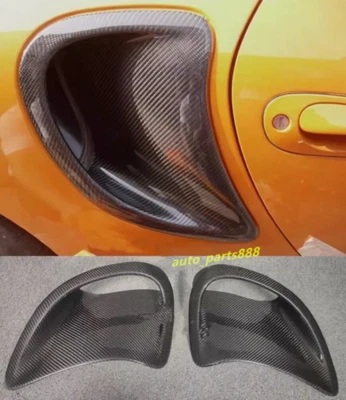 For Porsche 996 Turbo Real Carbon fiber Side fender Air Intake Scoops vents Trim - Изображение 1 из 4