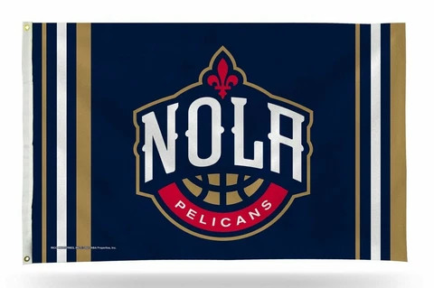 New Orleans Pelicans Flag Banner 3x5 Alternate Logo Premium Outdoor Basketball Cover
