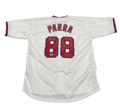 Camiseta personalizada firmada por Gerardo Parra en Washington con Baby Shark Beckett certificado de autenticidad BAS Foto 1 de 3