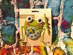 The Spring Shop Green Pot Percher/Frog - Picture 1 of 3