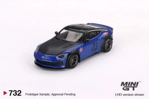 1/64 Mini GT Nissan Z LB NATION Works (Serian Blue) Diecast Car Model MGT00732 - Picture 1 of 1