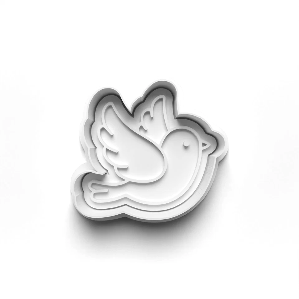 Cuty Baby Bird Pigeon Dove Cookie Cutter & Embosser - image 1 of 1