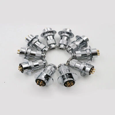 GX25 -2Pin ~ 10Pin Aviation Plug & Socket Circular Multipole Connectors Bulkhead - Image 1 of 4