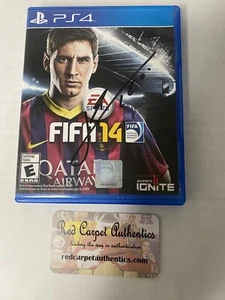 Fifa 14 Sony Playstation 4 Videospiel, PS4 Lionel Leo Messi handsigniert COA - Bild 1 von 7