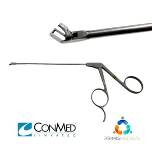Pinzas para artroscopia ConMed Shutt Linvatec 31.10013 3,4 mm romas curvadas derecha 9" - Imagen 1 de 4