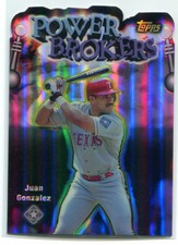 1999 Topps Chrome Power Brokers Refractor 5 Juan Gonzalez