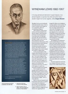 Artículo de revista vintage de artista WYNDHAM LEWIS 3 páginas con 6 fotos ~ 2005 - Imagen 1 de 1