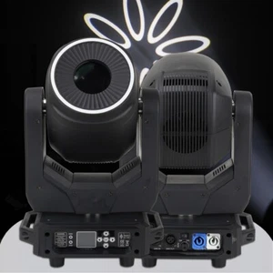 200W LED Moving Head DMX512 Rotating GOBO Half-Color Fog DJ Stage Lighting - Picture 1 of 9
