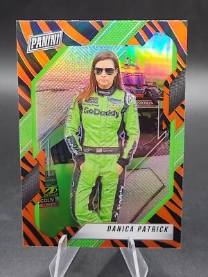 2022 Panini National 2021 VIP Gold Pack Prizm Danica Patrick Tiger Stripe SSP - Image 1 of 2