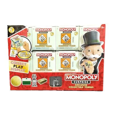 Monopoly Überraschung Sammelmarken - Überraschung ohne Verpackung! 16 Stück mit Display - Bild 1 von 4