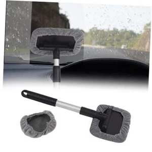 Car Cleaning Window Tool, Windshield Cleaner with Microfiber Cloth & - Picture 1 of 8