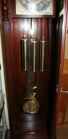 RIDGEWAY GRANDFATHER CLOCK in WINDSOR CHERRY FINISH Cover