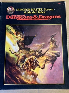 AD&D DUNGEON MASTER SCREEN & MASTER INDEX (SOLO LIBRETTO INDICE, SENZA SCHERMO) - Foto 1 di 6