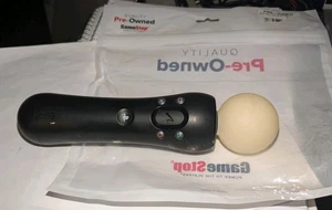 Sony PlayStation Move Motion Controllers - Black CECH-ZCM2U .No Lanyard - Picture 1 of 2