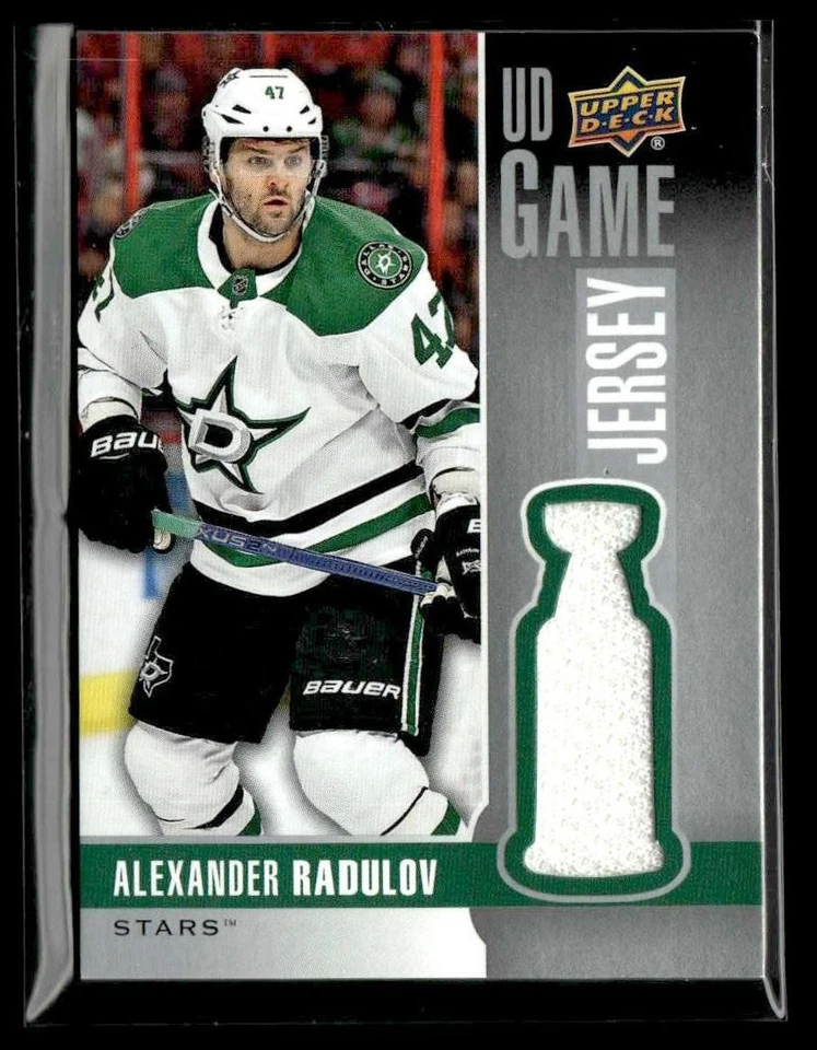 2019-20 Upper Deck #GJ-AR Alexander Radulov UD Game Jersey - Image 1 of 2
