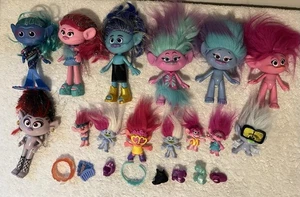 DreamWorks Trolls Doll Lot Used - Picture 1 of 6