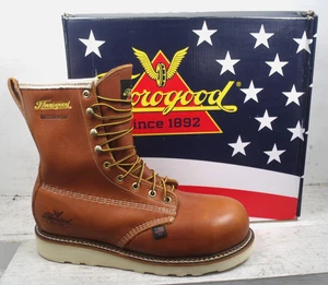 NIB Thorogood Mens Heritage MADE IN USA WTP Comp Toe Work Boots 804-4210 sz 9 2E - Bild 1 von 12