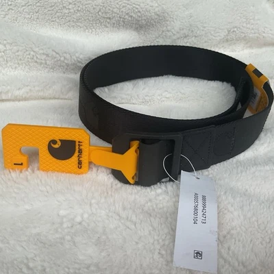 Cinturón de trabajo de alta resistencia con correas de nailon Carhartt negro grande 38-40 Foto 1 de 4
