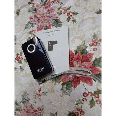 Mini Videocámara Digital Vivitar Negra Modelo DVR 410 con Disco Premium 8GB  Foto 1 de 4