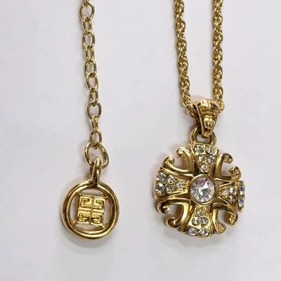 Collar Givenchy Mujer Color Dorado Estrás Edición Limitada Muy Buen Estado Raro Popular Foto 1 de 4