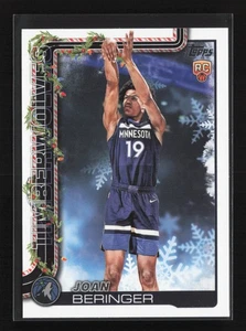 2025-26 Topps Holiday #H177 Joan Beringer Minnesota Timberwolves Rookie - Bild 1 von 2
