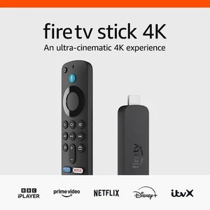 Amazon Fire Stick 4K Ultra HD - Alexa-Sprachfernbedienung - TV Mediaplayer - 2024 - Bild 1 von 12