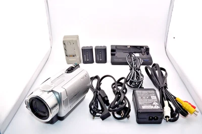 Sony DCR-SR300 Handycam HDD Camcorder Working Japanese Language Only Tested - Image 1 of 4