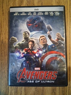 Marvel Avengers 2: Age of Ultron (DVD 2015) Iron Man Thor Hulk Vision Nick Fury - Image 1 of 3