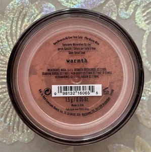 bareMinerals WARMTH All-Over Face Color 1.5g XL~ NEW/SEALED - Picture 1 of 2