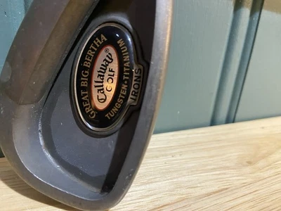 Callaway Golf GREAT BIG BERTHA (9) IRON Titanium Tungsten Right Graphite Club - Image 1 of 4