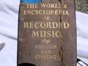 SIGNED Harold Schonberg 1952 WERM World's ENCYCLOPAEDIA of RECORDED MUSIC Cuming - Picture 1 of 8