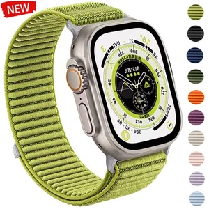 Nylon Strap for Apple Watch Ultra 2 Series 10 9 8 7 6 SE 5 4 44/45/46/49mm Band - Picture 1 of 29